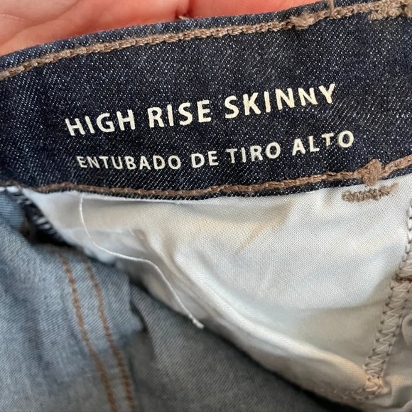 Women's High-Rise Skinny Jeans - Universal Thread- Dark Wash- sz. 25 - Picture 5 of 7